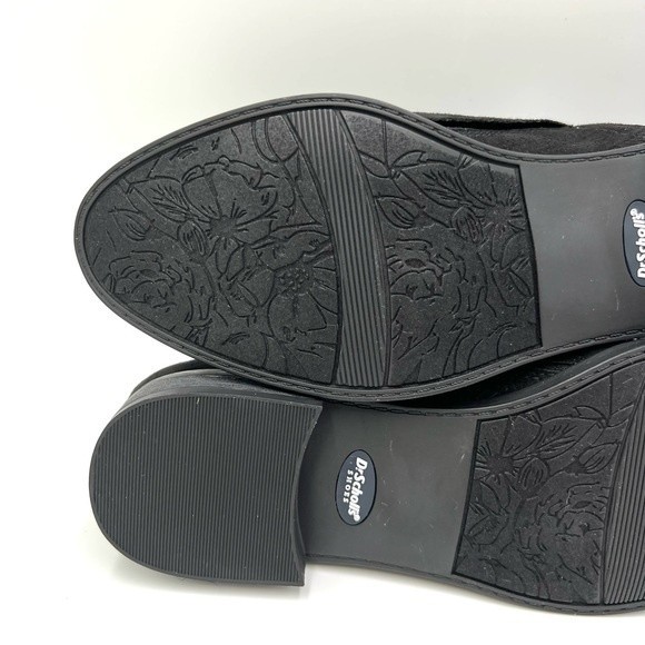 Dr. Scholl's Women's Ruler Black Microsuede Chevron Boots Booties Shooties 6 - Picture 11 of 14